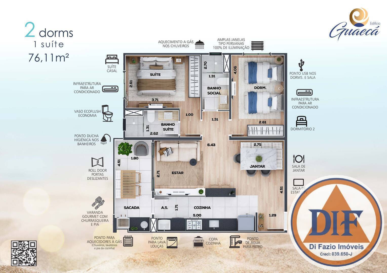 Apartamento, 2 quartos, 76 m² - Foto 11