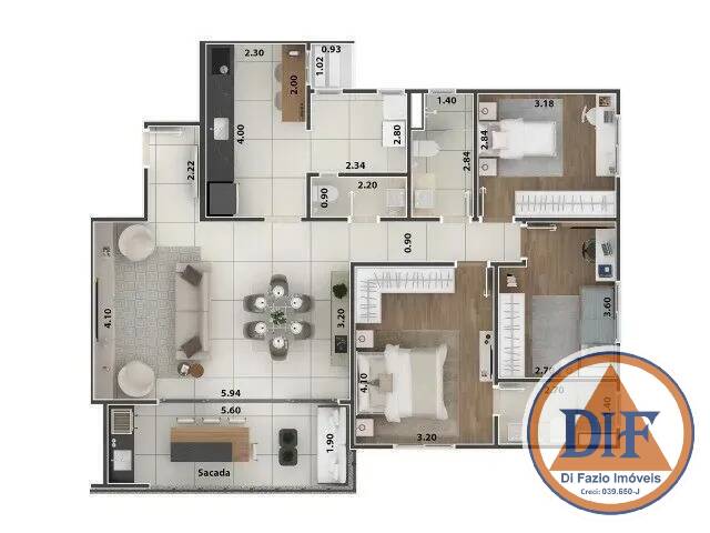 Apartamento, 3 quartos, 109 m² - Foto 17
